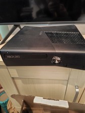 Xbox 360 Console Slim Black 250GB - Fully Working - Controller, Leads, + 5 Games