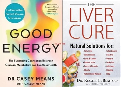The Liver Cure + Good Energy  By Dr. Casey Means (Paperback, UK IMPORT)