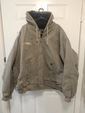 Dri Duck Men's Cheyenne Hooded Canvas Work Jacket Size 5XL