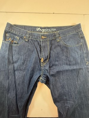 LRG Jeans Mens 40 Dark Wash Baggy Straight Leg Y2K Skate Streetwear Denim