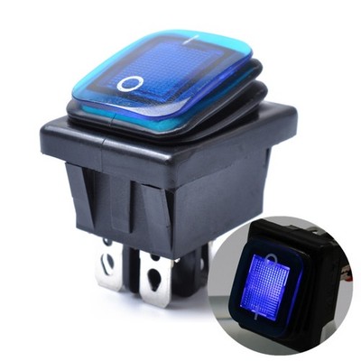  Wippschalter Ein-Aus 4-polig 12 V DC Auto Boot Automobile Wasserdichte