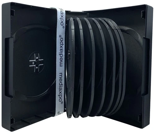 Black 16 Disc DVD Cases Lot