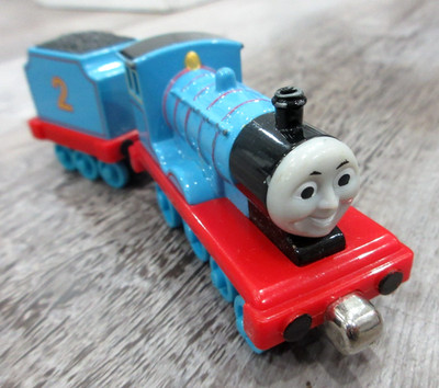 Edward + Tender Thomas & Friends Take N Play Along Diecast Metal Train 2002 EUC!