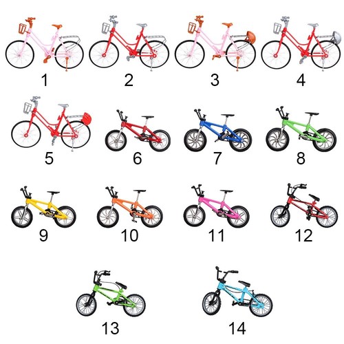 Mixed Style Doll Accessories Outdoor Sports Toy Plastic Bike Doll Bicycle - Picture 2 of 18