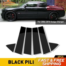 Us For Dodge Charger 2006-2010 Glossy Black Pillar Door Posts Window Trim Cover Us For Dodge Charger 2006-2010 Glossy Black Pillar Door Posts Window Trim Cover
