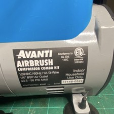 Avanti Airbrush Compressor Combo Kit 57637 Miniature Beginner Painting