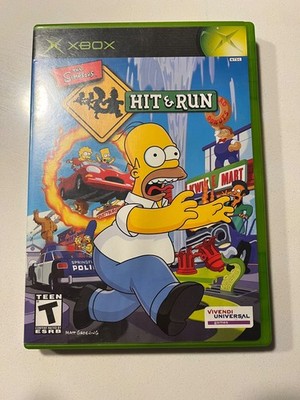 The Simpsons: Hit & Run with manual and postal (Microsoft Xbox, 2003) not tested