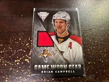 2013-14 Panini Titanium Game Worn Gear Jersey BRIAN CAMPBELL #GG-BCA