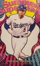 2025 Topps Series 2 - Summer Superstars Freddie Freeman #SS-21 Pink Foil