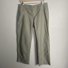 The North Face Women's Beige Roll Tab Outdoor Active Hiking Pants Size Short 12