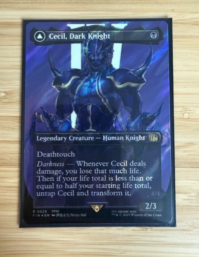 Cecil, Dark Knight (Borderless) (Surge Foil) Final Fantasy