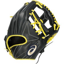 Asics Goldstage I-Pro Infielder'S Glove, 3121B284 008 Black/P Gold , Lh 