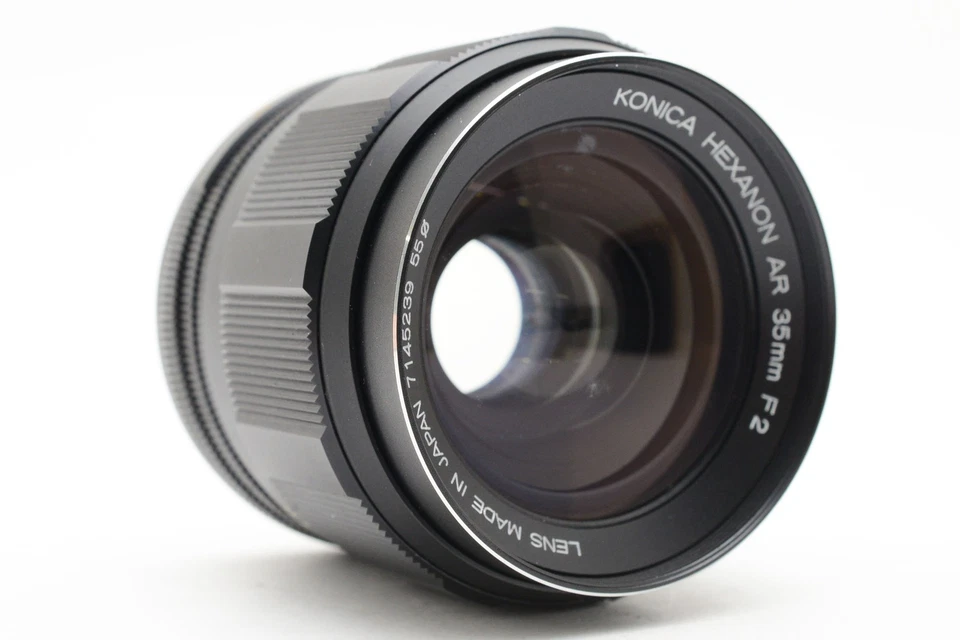 Leia! ⚔️Exc+5⚔️Lente Konica Hexanon Ar 35mm F/2 para montagem konica AR do Japão - Imagem 4 de 4