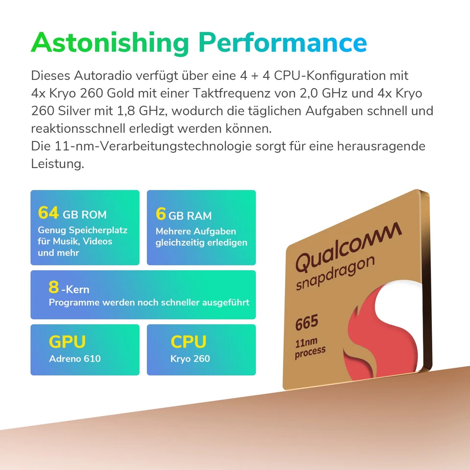 Für BMW E46 M3 Eonon E46A12S 8Kern 6+64 Android 13 Autoradio 9" GPS Navi CarPlay - Bild 4 von 4