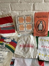 Job Lot Vintage 80s Carrier Bags Retro Misc Retail Shops Collectable