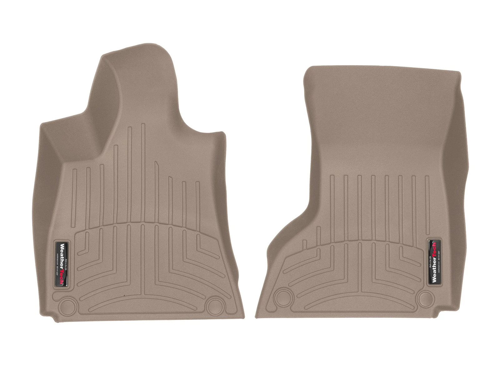 WeatherTech FloorLiner for 2017-2024 Maserati Ghibli - 1st Row, Tan