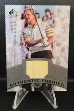 2005 Upper Deck SP Signature Golf Jack Nicklaus Authentic Fabrics Patch #AF-JN