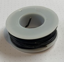 20 Gage Teflon Coated Stranded Wire, 20 ft, Black, per MIL-W-16878/4