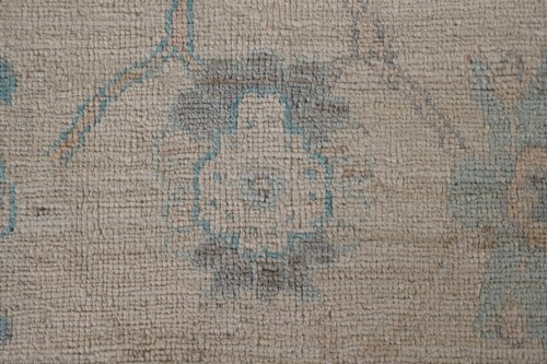 Handmade Transitional Wool Carpet Vegetable Dye Ziegler Oriental Area Rug 6x9 Ft - Picture 9 of 21