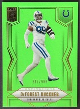 2025 Football Donruss Elite DeForest Buckner Aspirations Lime Green /999 #46