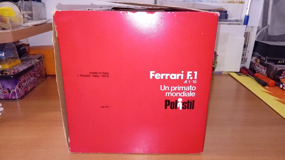 Polistil 1:16, Ferrari 312 B3 F.1. "Un Primato Mondiale". Con Scatola Originale! - Immagine 4 di 4