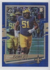 2020 Panini Donruss Optic Rookies Blue Hyper Prizm Cesar Ruiz #131 6h5