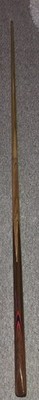 Vintage zweiteiliges Pool-/Snookerqueue im Hartschalenkoffer sehr guter Zustand