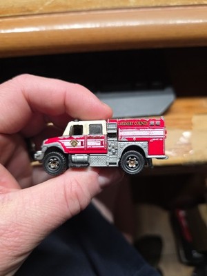 Matchbox Emergency Response International Brushfire Fire Truck Red Diecast Loose