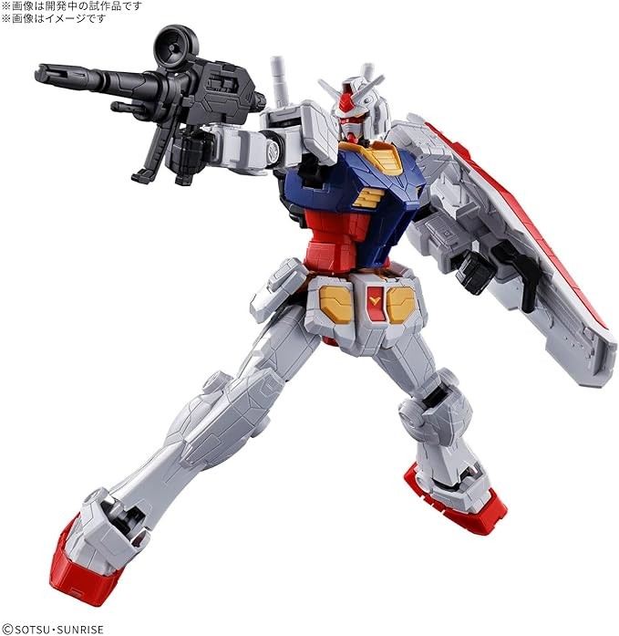 BANDAI 超合金 RX-78F00/E GUNDAM BANDAI Entry Grade RX-78F00/E Gundam 1/144 Model Kit JAPAN