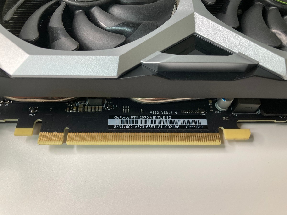 MSI GeForce RTX 2070 VENTUS GP 8GB GDDR6 | eBay
