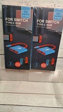 HD Dock Adapter, Switch TV Adapter for Switch Docking Station, Portable 2 Pack