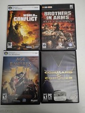 PC Video Game Lot Age of Empires 3 Command and Conquer The first decade