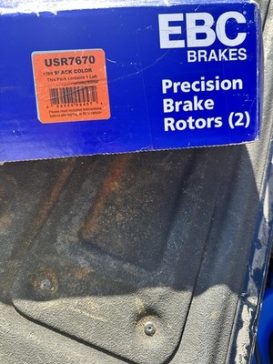 2 Pack EBC USR7670 Sport Slotted Rear Brake Rotor Mitsubishi Outlander