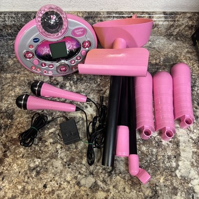 VTech Kidi Star Karaoke Machine Deluxe, 2 Microphones with AC Adapt... Fast Ship