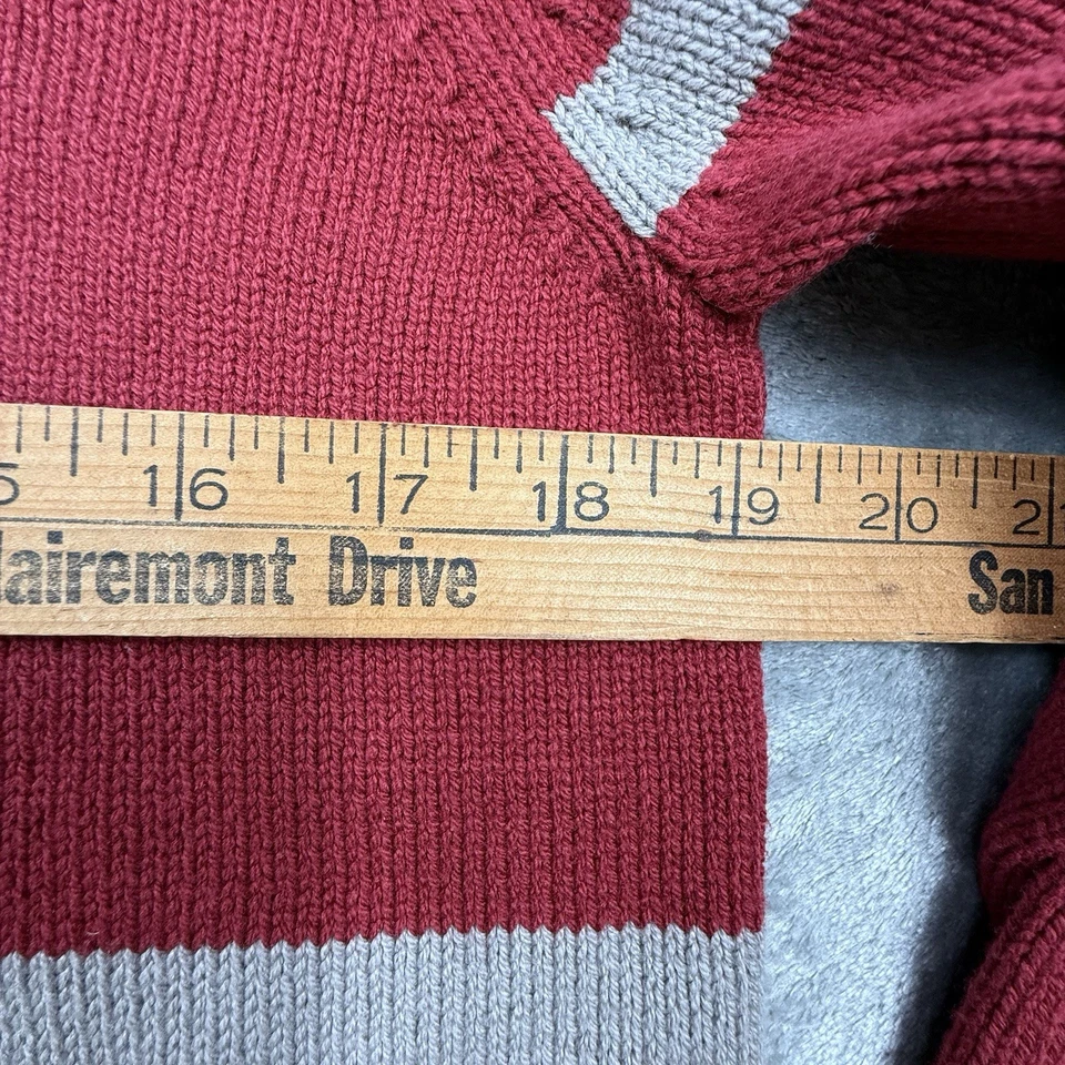 WSU Washington State University Red Mens Small Hillflint Varsity College Sweater - Image 4 of 4