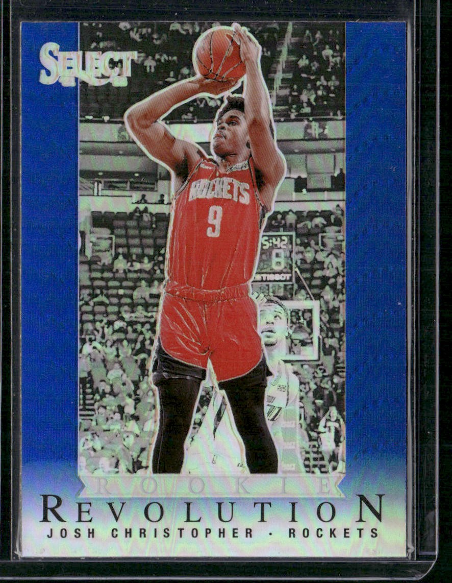 2021-22 Panini Select #3 Josh Christopher Rookie Revolution Blue Prizms