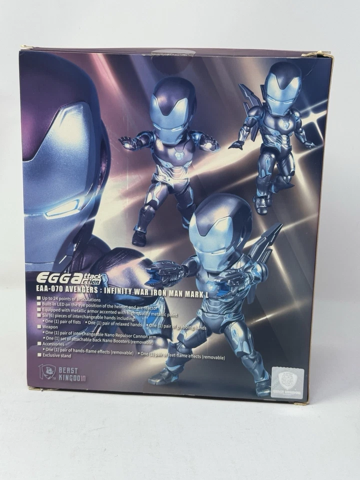 Figura de 6 pulgadas Beast Kingdom Avengers Infinity War Iron Man Mark L EAA-070 NUEVA EN CAJA Foto 3 de 4