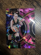 2024 Panini Select WNBA - Premier Level Dorka Juhasz #117 Pink Ice Prizm
