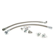 Td03 Td04 Twin Turbo 35cm 4an Oil Feed Line Kit For Bmw N54 135i 335i 535i 3.0l