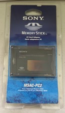 Sony Memory Stick PC Card ADAPTOR- MSAC-PC2- New- Made in Japan