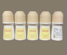 Avon CANDID Roll-On Antiperspirant Deodorant 5 Pack - 75ml Free Shipping.