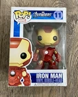 Funko Pop! Marvel Avengers: Iron Man #11 Large Font Bobble Head 2012 See Photos