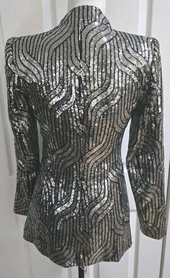 Zara Sequin Jacket Size, XS Trinny London - Rare BNWT. - Image 3 of 4