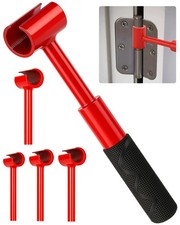 Door Hinge Adjustment Tool, 4 in 1 Hinge Gap Adjusting Wrench Kit, Durable St...