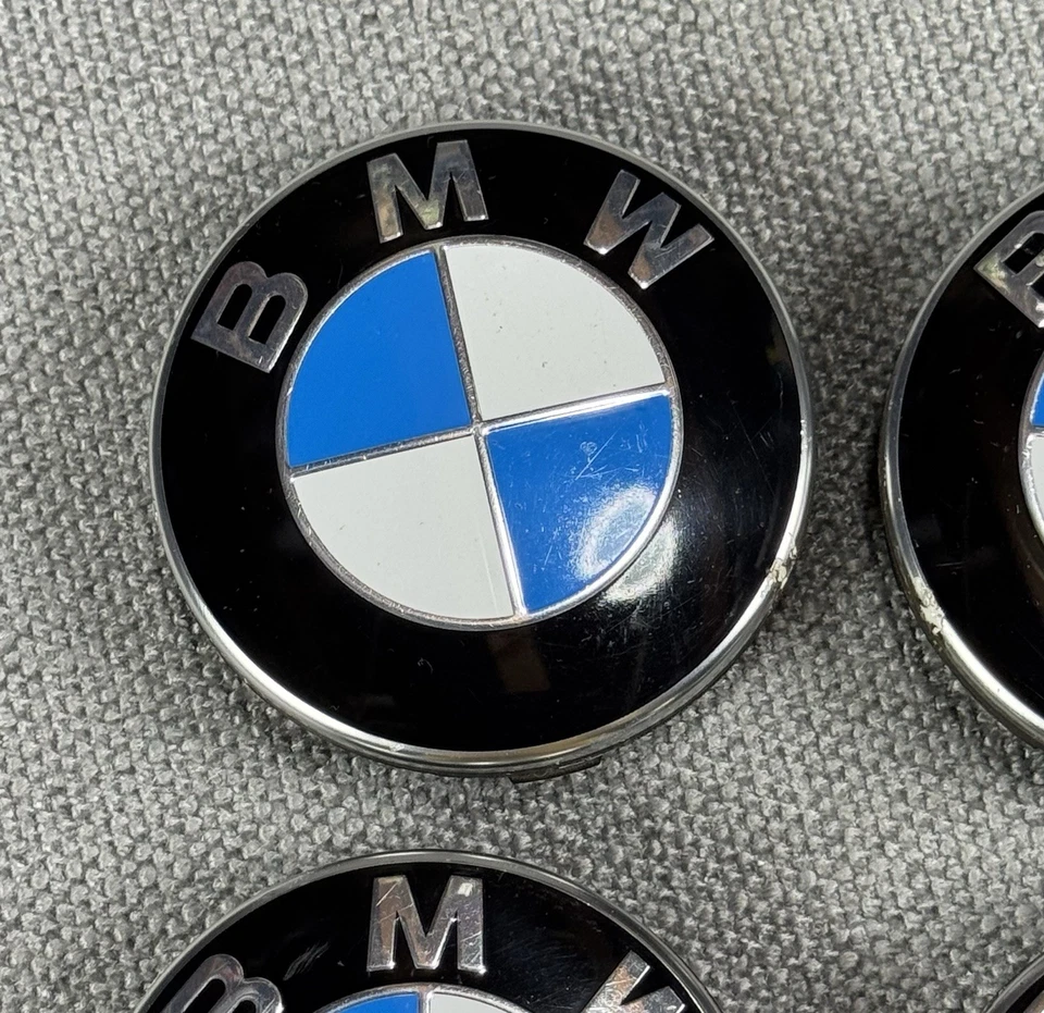 Оригинальный комплект из 4 активных гибридных центральных колпаков BMW серии 1-7 серии серии M X Z 1988-2018 годов выпуска - Изображение 4 из 4