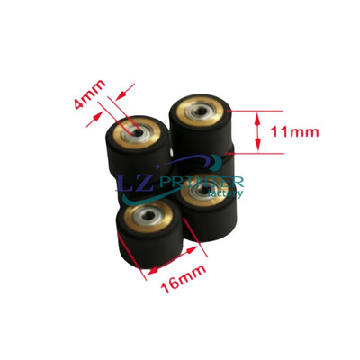 10pcs 4x11x16mm Vinyl Cutting Plotter Pinch Roller Roland Graphtec CE5000 Mimaki