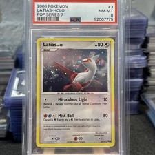 Pokémon Latias TCG Holo Rare Card 3/17 Pop Series 7 PSA Graded 8!!