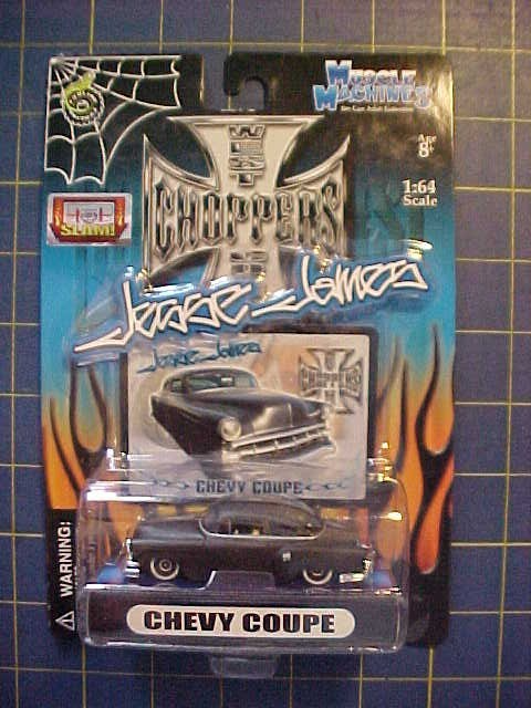 1: 64 WEST COAST CHOPPERS JESSE JAMES CHEVY COUPE! WITH OPENING