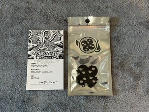 Cordon EDC Playge Avec Perle Silver Pandemic - Noir Mat, Neuf Et Scellé (rare)