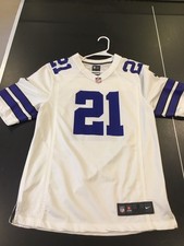 Nike On Field Dallas Cowboys Ezekiel Elliott #21 Mens Small Jersey White